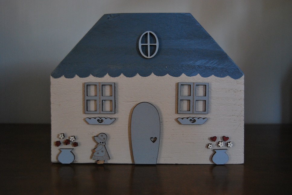 Longere ecru deco grise