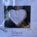 Kit boutis coussin coeur lin